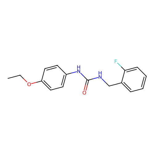 1-(4-Ethoxyphenyl)-3-[(2-fluorophenyl)methyl]urea structure