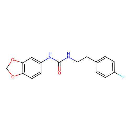 1-(1,3-Benzodioxol-5-yl)-3-[2-(4-fluorophenyl)ethyl]urea structure