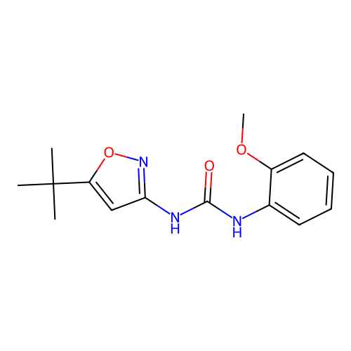 1-(5-(tert-Butyl)isoxazol-3-yl)-3-(2-methoxyphenyl)urea structure