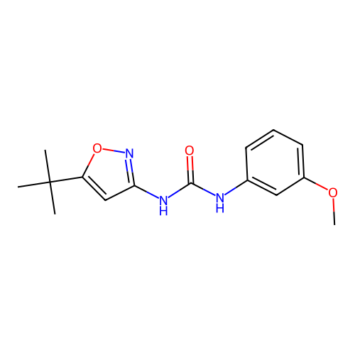 1-(5-(tert-Butyl)isoxazol-3-yl)-3-(3-methoxyphenyl)urea structure
