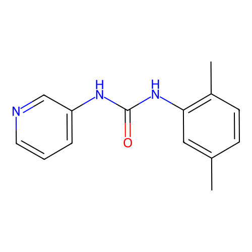 1-(2,5-Dimethylphenyl)-3-pyridin-3-ylurea structure