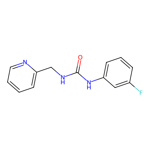 1-(3-Fluorophenyl)-3-(pyridin-2-ylmethyl)urea structure