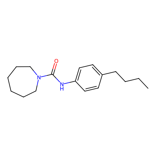 N-(4-butylphenyl)azepane-1-carboxamide structure