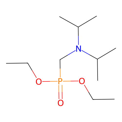 Phosphonic acid, [[bis(1-methylethyl)amino]methyl]-, diethyl ester structure