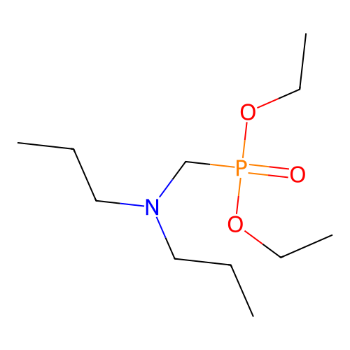Phosphonic acid, [(dipropylamino)methyl]-, diethyl ester structure