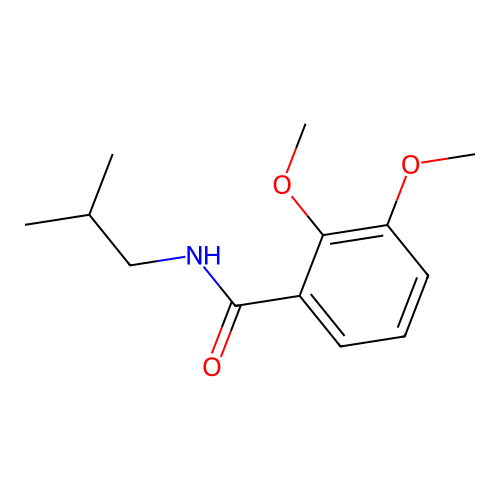 2,3-dimethoxy-N-(2-methylpropyl)benzamide structure
