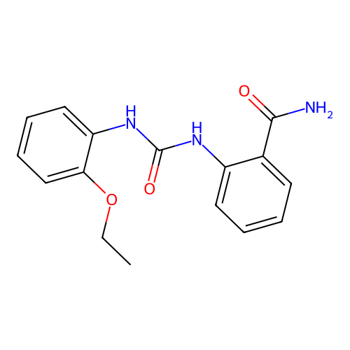 2-[(2-Ethoxyphenyl)carbamoylamino]benzamide structure