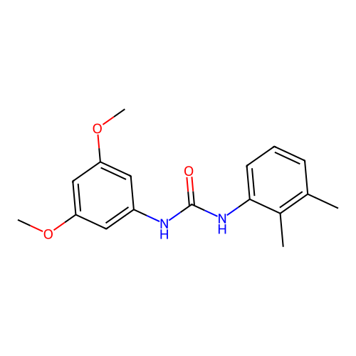 1-(3,5-Dimethoxyphenyl)-3-(2,3-dimethylphenyl)urea structure
