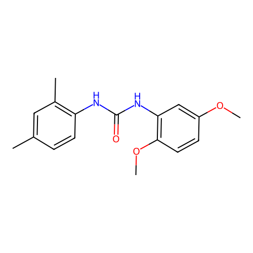 1-(2,5-Dimethoxyphenyl)-3-(2,4-dimethylphenyl)urea structure