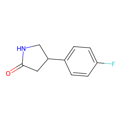 4-(4-Fluorophenyl)pyrrolidin-2-one structure