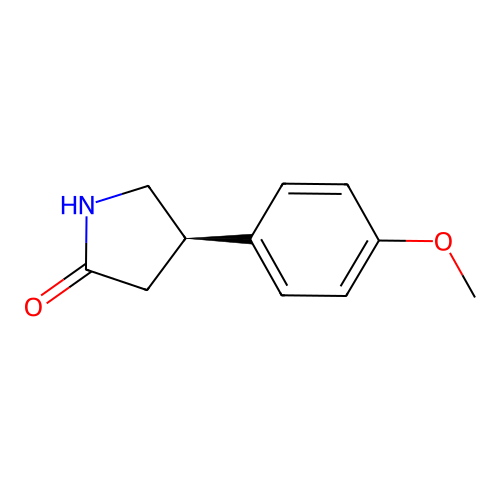 (R)-4-(4-Methoxyphenyl)pyrrolidin-2-one structure