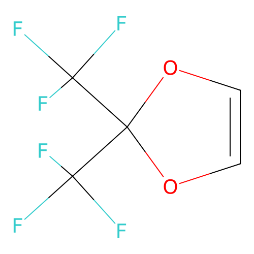 1,3-Dioxole, 2,2-bis(trifluoromethyl)- structure