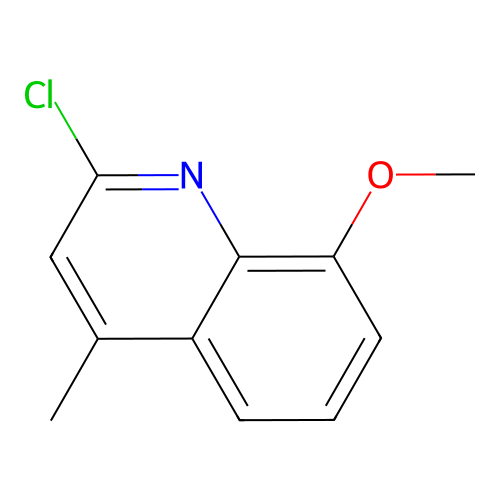 2-Chloro-8-methoxy-4-methylquinoline structure