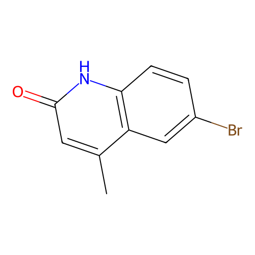 6-Bromo-4-methylquinolin-2-ol structure