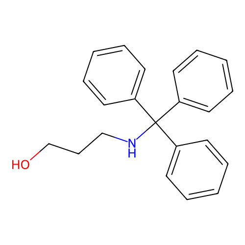 3-(Tritylamino)propan-1-ol structure