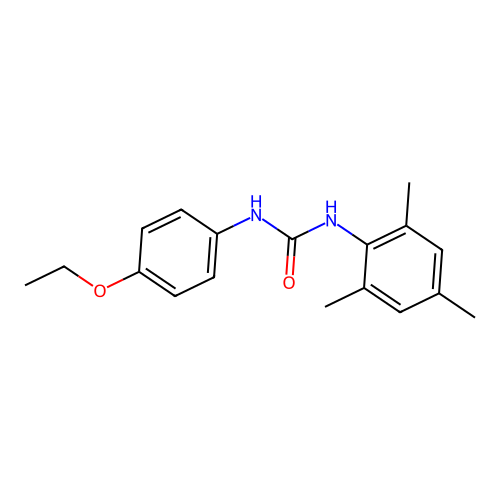 1-(4-Ethoxyphenyl)-3-(2,4,6-trimethylphenyl)urea structure