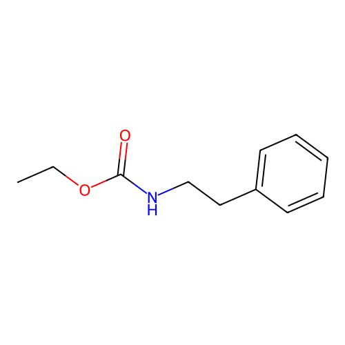 ethyl N-(2-phenylethyl)carbamate structure