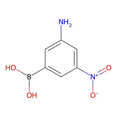 3-Amino-5-nitrobenzeneboronic acid structure