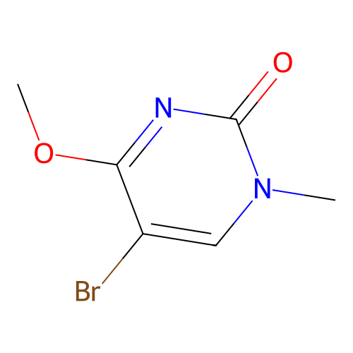 5-Bromo-4-methoxy-1-methyl-2(1H)-pyrimidinone structure