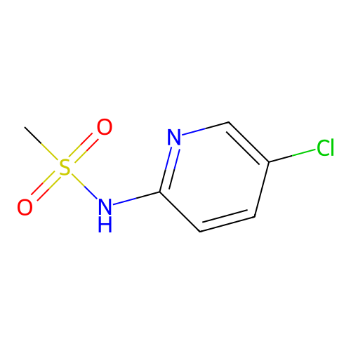 N-(5-chloropyridin-2-yl)methanesulfonamide structure