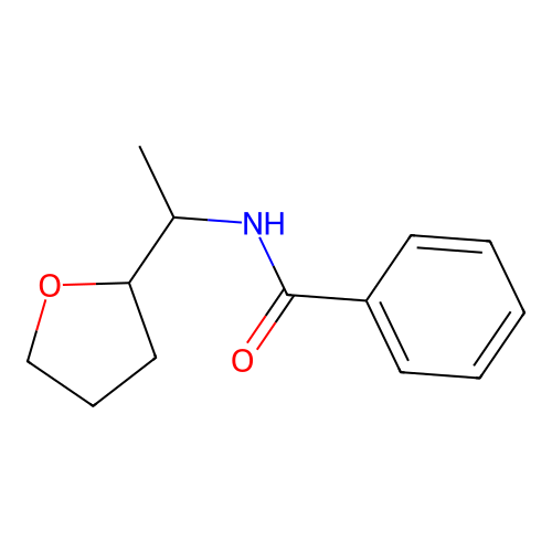 N-[1-(oxolan-2-yl)ethyl]benzamide structure