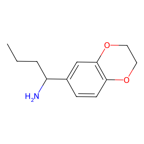 1-(2,3-Dihydro-1,4-benzodioxin-6-yl)butan-1-amine structure
