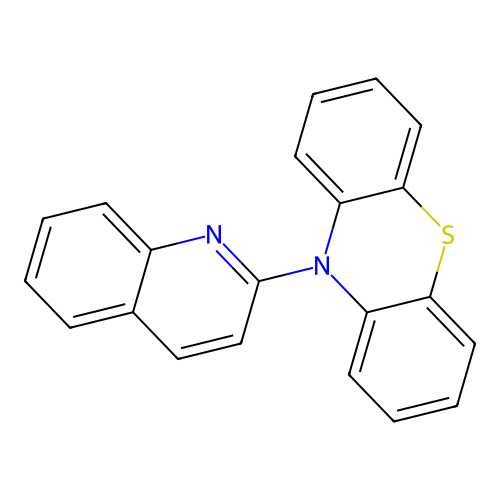 10H-Phenothiazine, 10-(2-quinolinyl)- structure