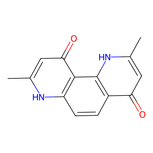 1,7-Phenanthroline-4,10-diol, 2,8-dimethyl- structure