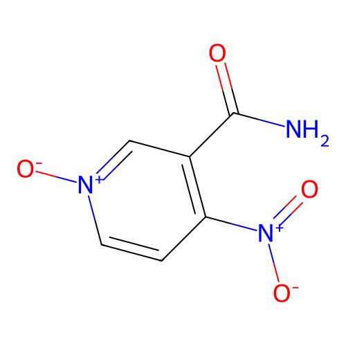 4-Nitro-1-oxo-1lambda~5~-pyridine-3-carboxamide structure