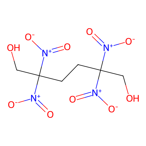 2,2,5,5-Tetranitro-1,6-hexanediol structure