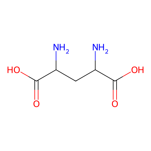 2,4-二氨基戊二酸 structure