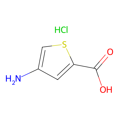 4-aminothiophene-2-carboxylic Acid Hydrochloride structure