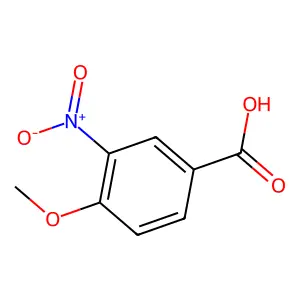 4-Methoxy-3-nitrobenzoic acid structure