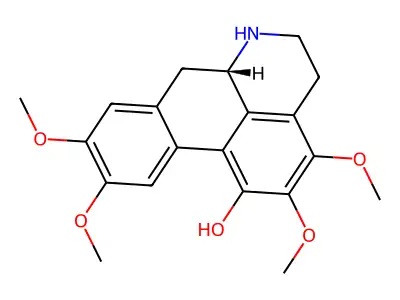 Norpreocoteine structure