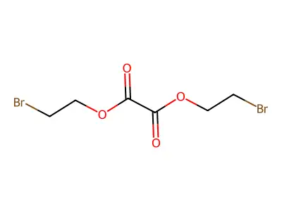 Oxalic acid, bis(2-bromoethyl) ester structure