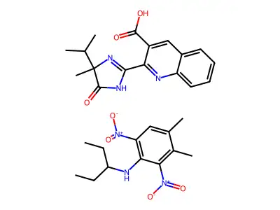 Imazaquin-Pendimethalin mixt. structure