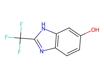 Benzimidazol-5-ol, 2-(trifluoromethyl)- structure