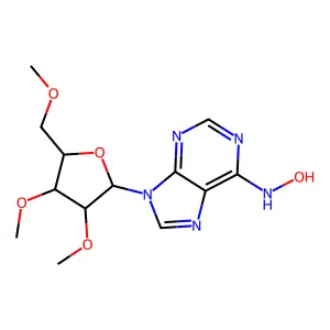 2',3',5'-Tri-O-methylinosine oxime structure