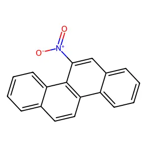 Chrysene, 5-nitro- structure