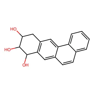 8,9,10,11-四氢苯并[a]蒽-8,9,10-三醇 structure