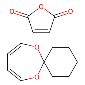 2-Cyclohexyl-1,3-dioxepin-maleic anhydride copolymer structure