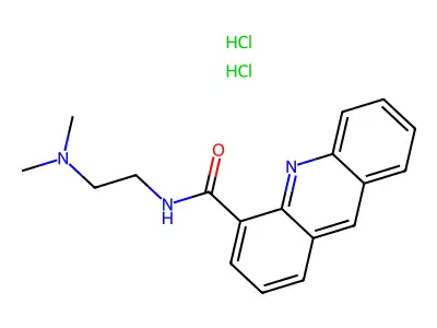 N-(2-(Dimethylamino)ethyl)-4-acridinecarboxamide dihydrochloride structure