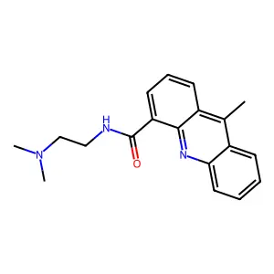 4-Acridinecarboxamide, N-(2-(dimethylamino)ethyl)-9-methyl- structure