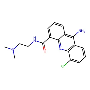 4-Acridinecarboxamide, 9-amino-5-chloro-N-[2-(dimethylamino)ethyl]- structure