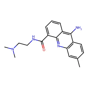 4-Acridinecarboxamide, 9-amino-N-[2-(dimethylamino)ethyl]-6-methyl- structure