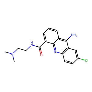 4-Acridinecarboxamide, 9-amino-7-chloro-N-[2-(dimethylamino)ethyl]- structure