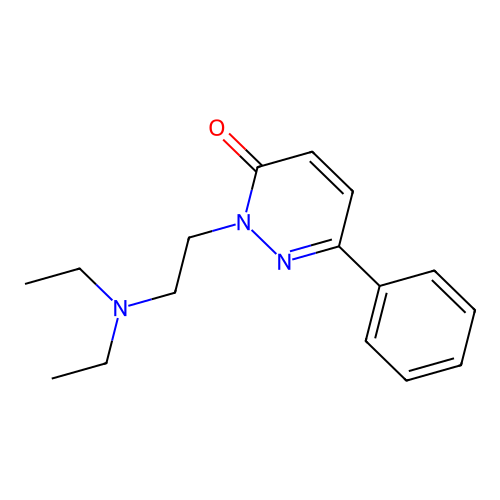 2-(2-(diethylamino)ethyl)-6-phenylpyridazin-3(2H)-one structure