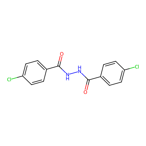 1,2-Bis(4-chlorobenzoyl)-hydrazine structure
