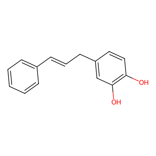 4-(3-Phenylprop-2-enyl)benzene-1,2-diol structure