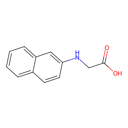 Glycine, N-2-naphthalenyl- structure